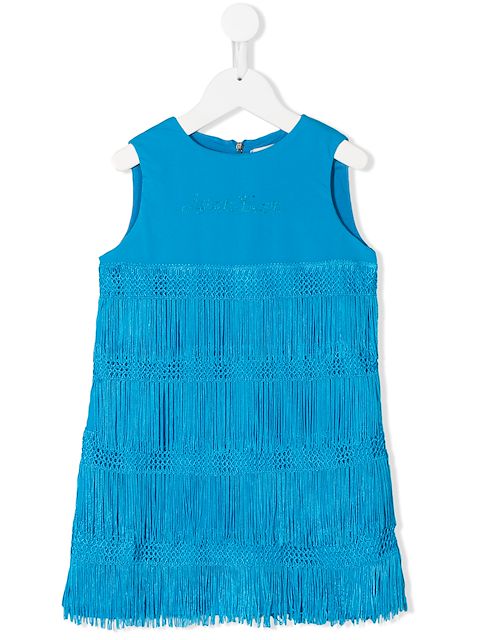 Alberta Ferretti Kids fringe mini dress