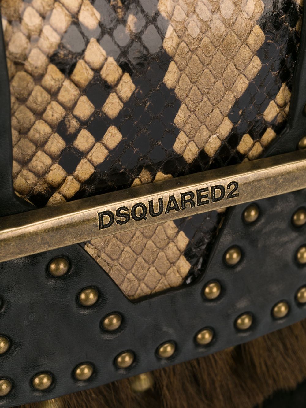 фото Dsquared2 сумка на плечо с бахромой