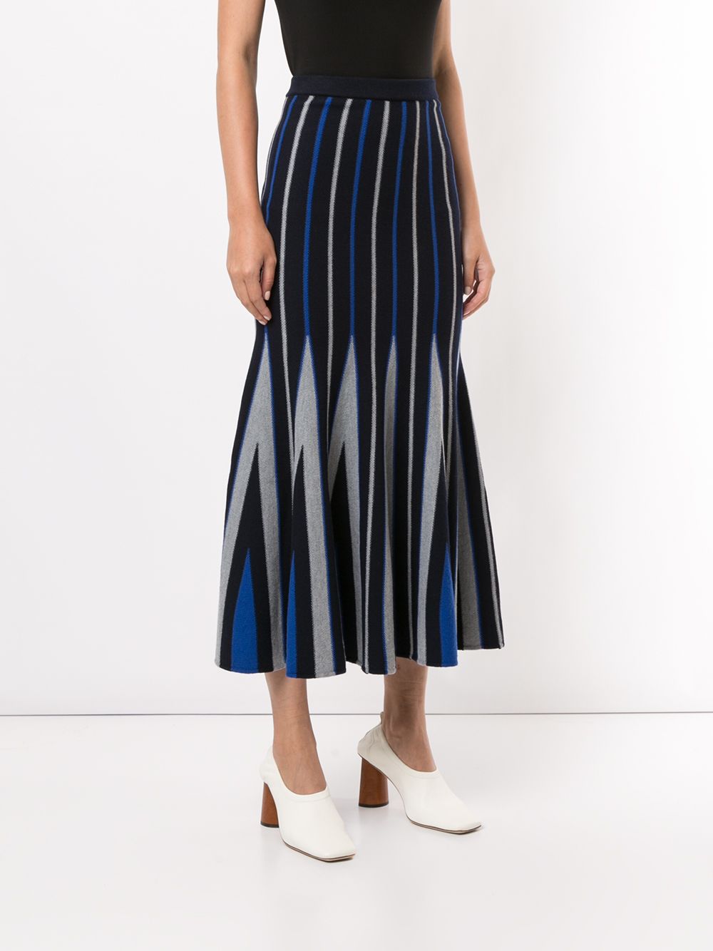 фото Gabriela hearst aegina striped knit skirt