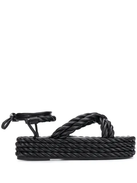 Valentino Garavani rope wedge sandals