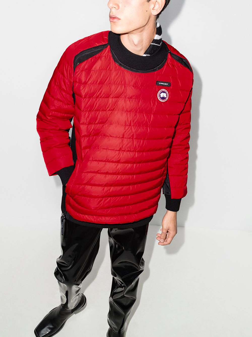 фото Y/project пуховик hybridge из коллаборации с canada goose