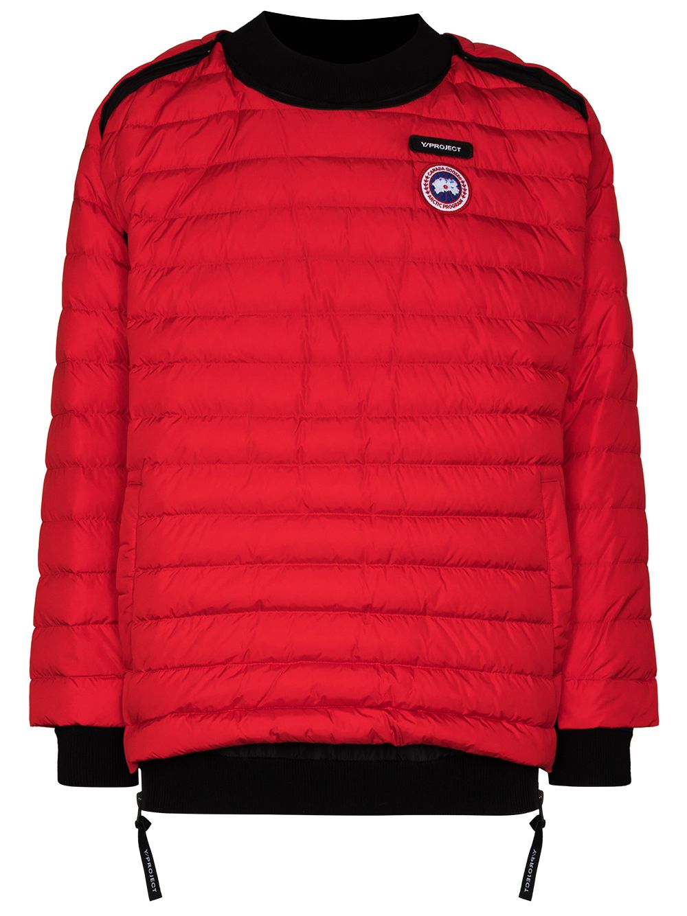 фото Y/project пуховик hybridge из коллаборации с canada goose