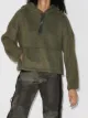 Image 2 of Holden cropped sherpa hoodie