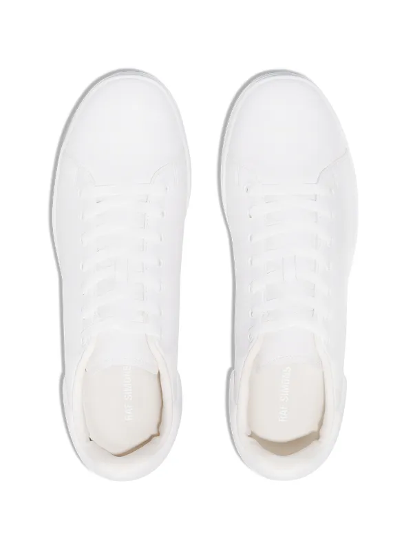 raf simons white orion sneakers