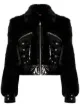Image 1 of De La Vali Liam cropped faux-fur jacket