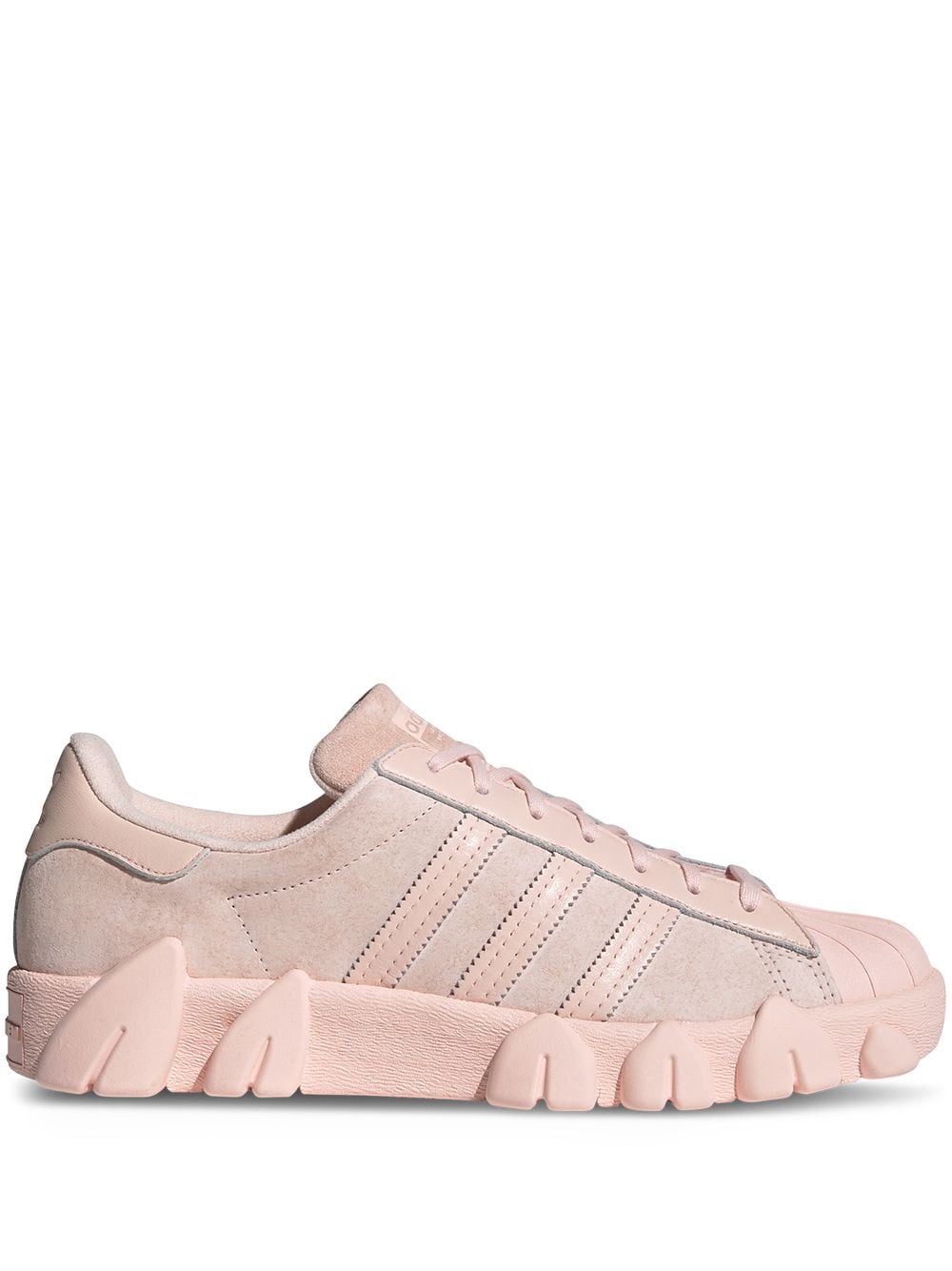 Shop Adidas Originals X Angel Chen Superstar 80s Sneakers In Pink