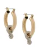 Image 1 of Laura Lombardi Onda hoop earrings