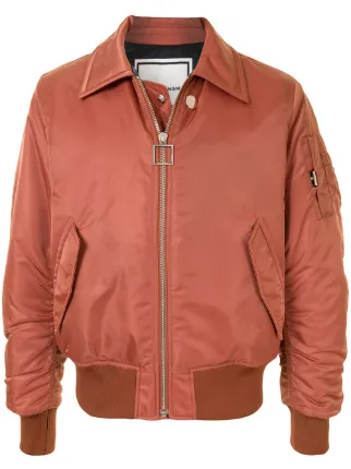 orange Wooyoungmi zipped bomber jacket 