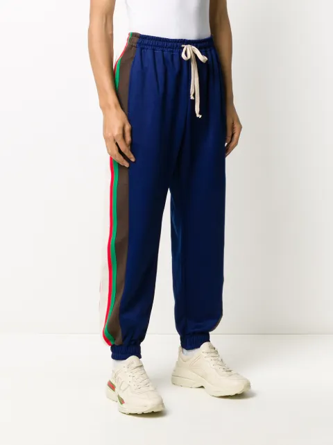 gucci side stripe pants