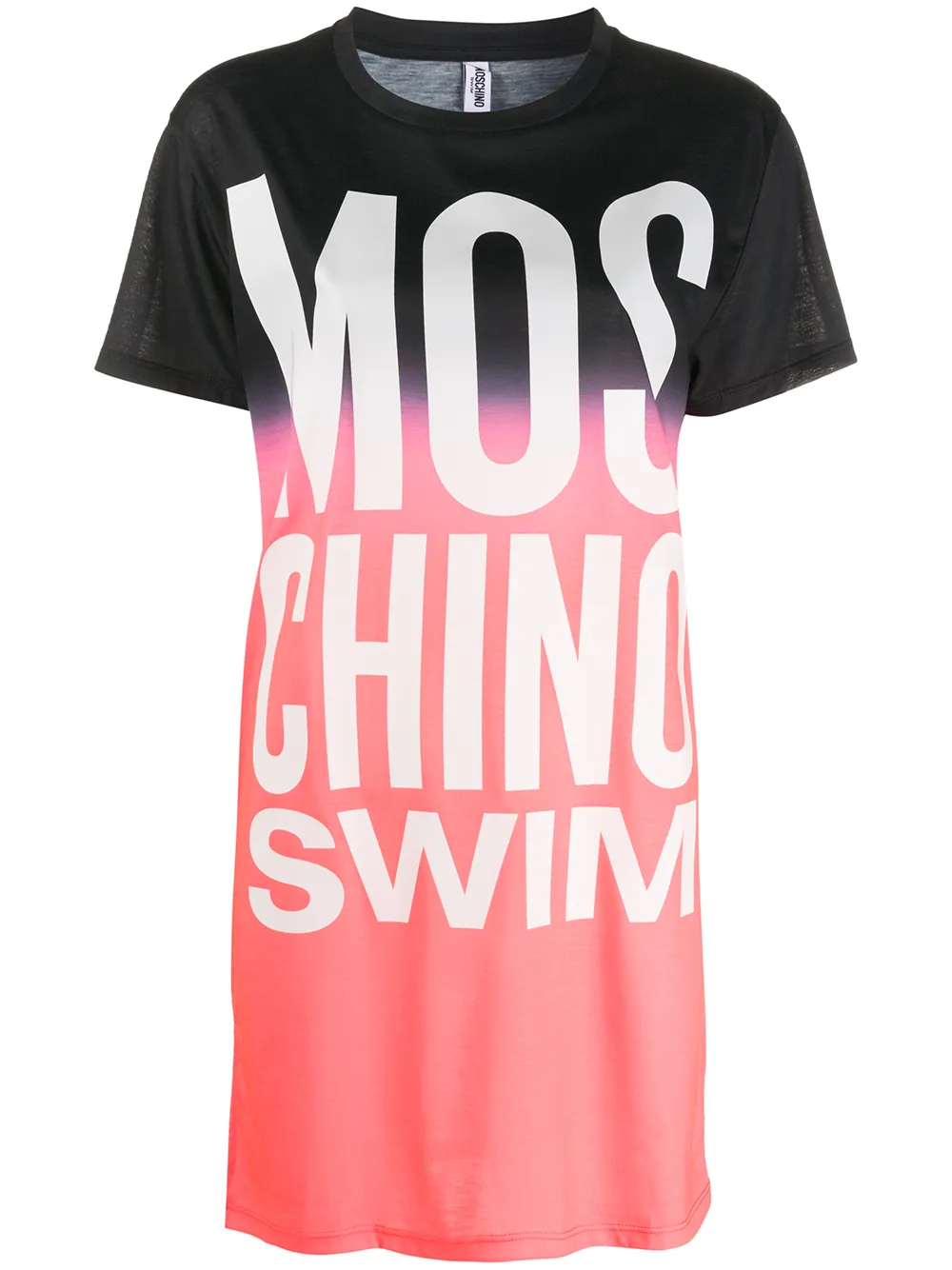 фото Moschino платье-футболка moschino swim