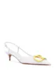 Image 2 of Valentino Garavani VLOGO 40mm slingback pumps