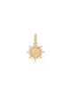 Gigi Clozeau 18kt yellow gold sun-motif charm