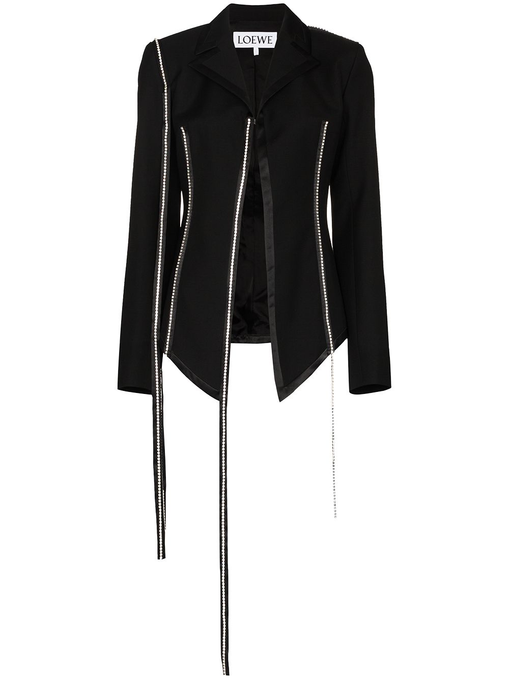 фото Loewe crystal-embellished blazer