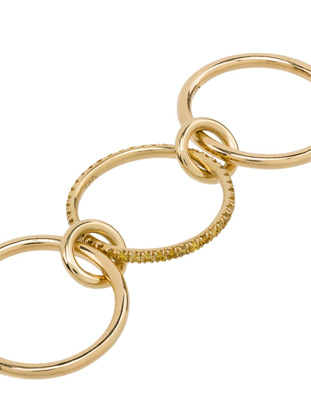 фото Spinelli kilcollin кольцо sonny из желтого золота с бриллиантами