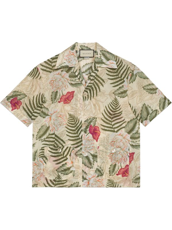 gucci printed shirt