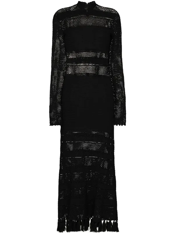 one sleeve crochet dress