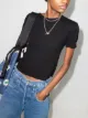 Image 2 of RE/DONE ribbed-knit cotton T-shirt