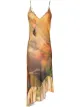 Image 1 of Collina Strada Michi tie-dye floral print dress