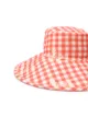Courrèges chapeau cloche à carreaux vichy