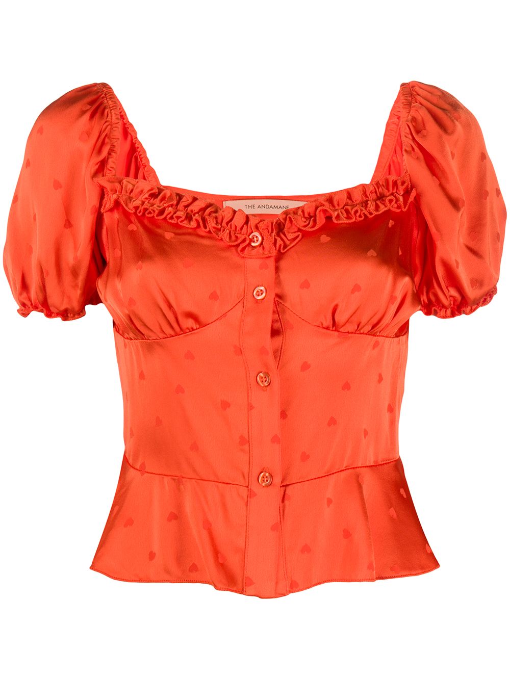 фото Andamane ruffled bustier blouse