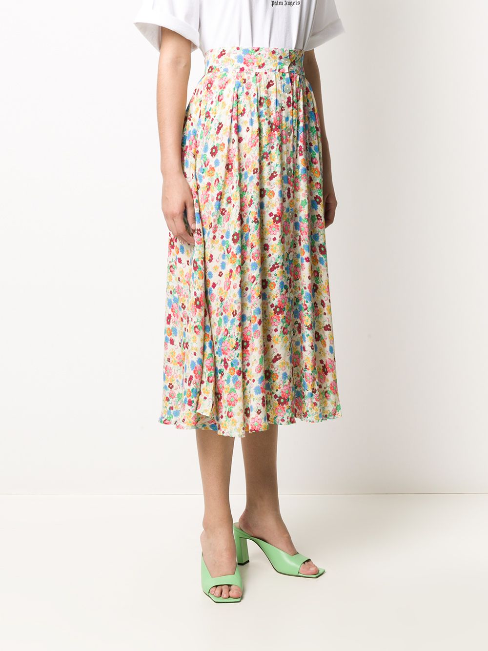 фото Andamane floral high-waisted skirt