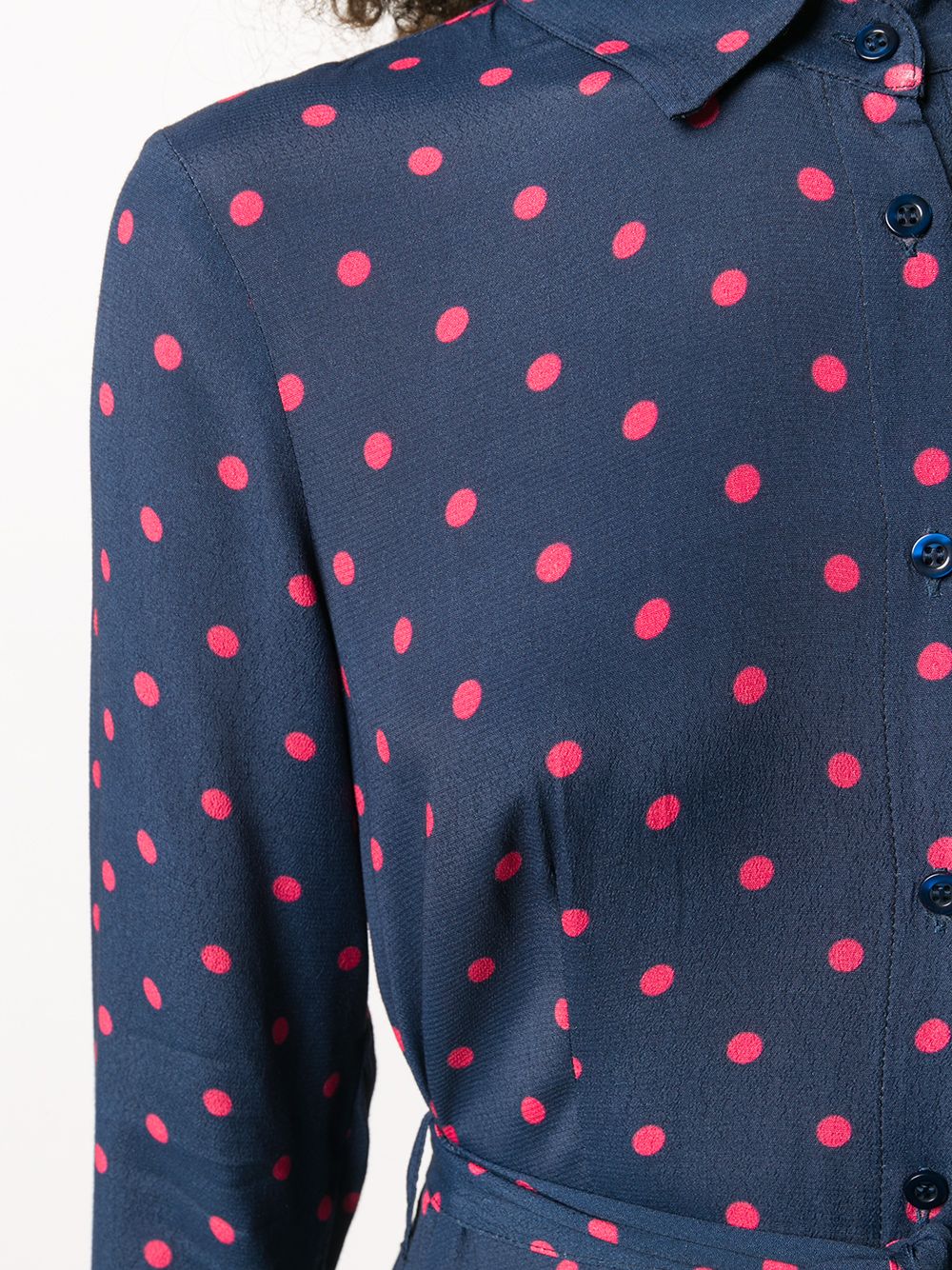 фото Andamane polka-dot shirt dress