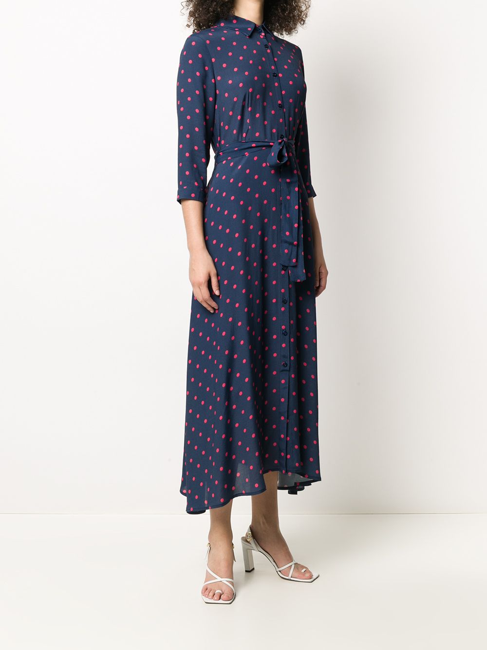 фото Andamane polka-dot shirt dress