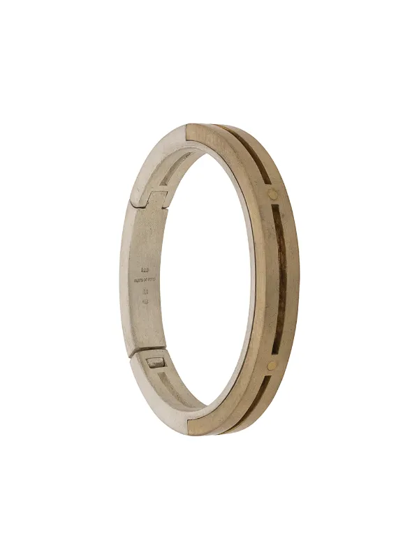 アクセサリー Parts of Four SLIT B RACELET BRASS M Brass Bracelets – Parts of Four