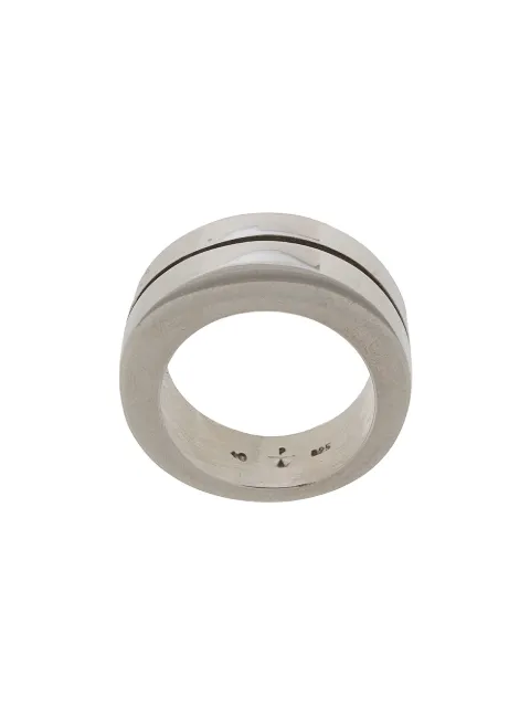 Parts of Four Crescent Crevice band-style ring