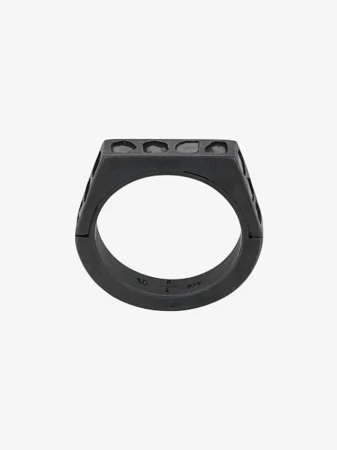 Parts of Four anillo Sistema con detalle en pavé