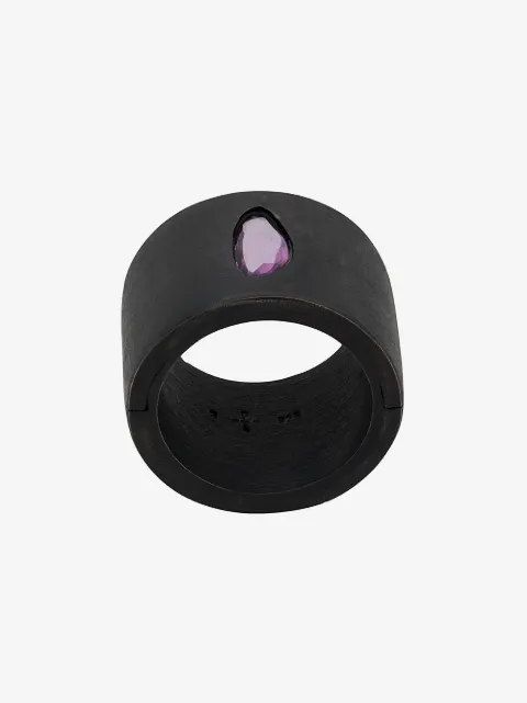Parts of Four anillo Sistema con zafiro rosa