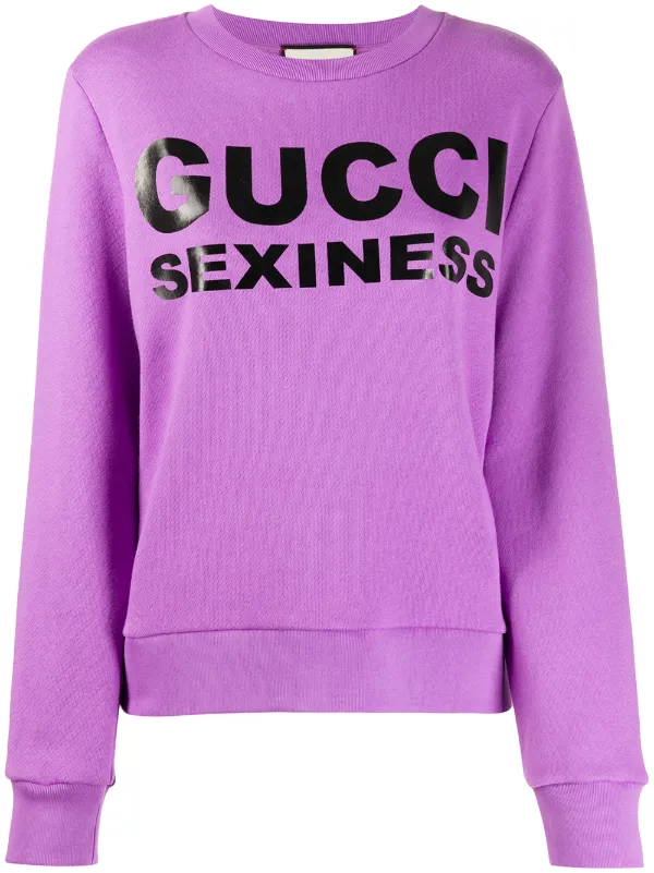 purple gucci sweatshirt