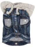 DSQUARED2 denim patch hooded jacket - Blue
