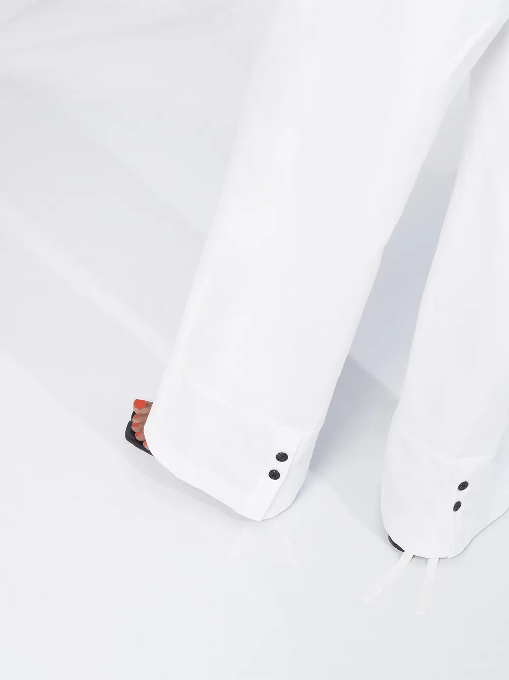 фото Ann demeulemeester брюки широкого кроя с поясом