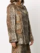Etro animal-print jacquard peacoat