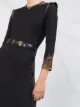Etro paisley trim dress