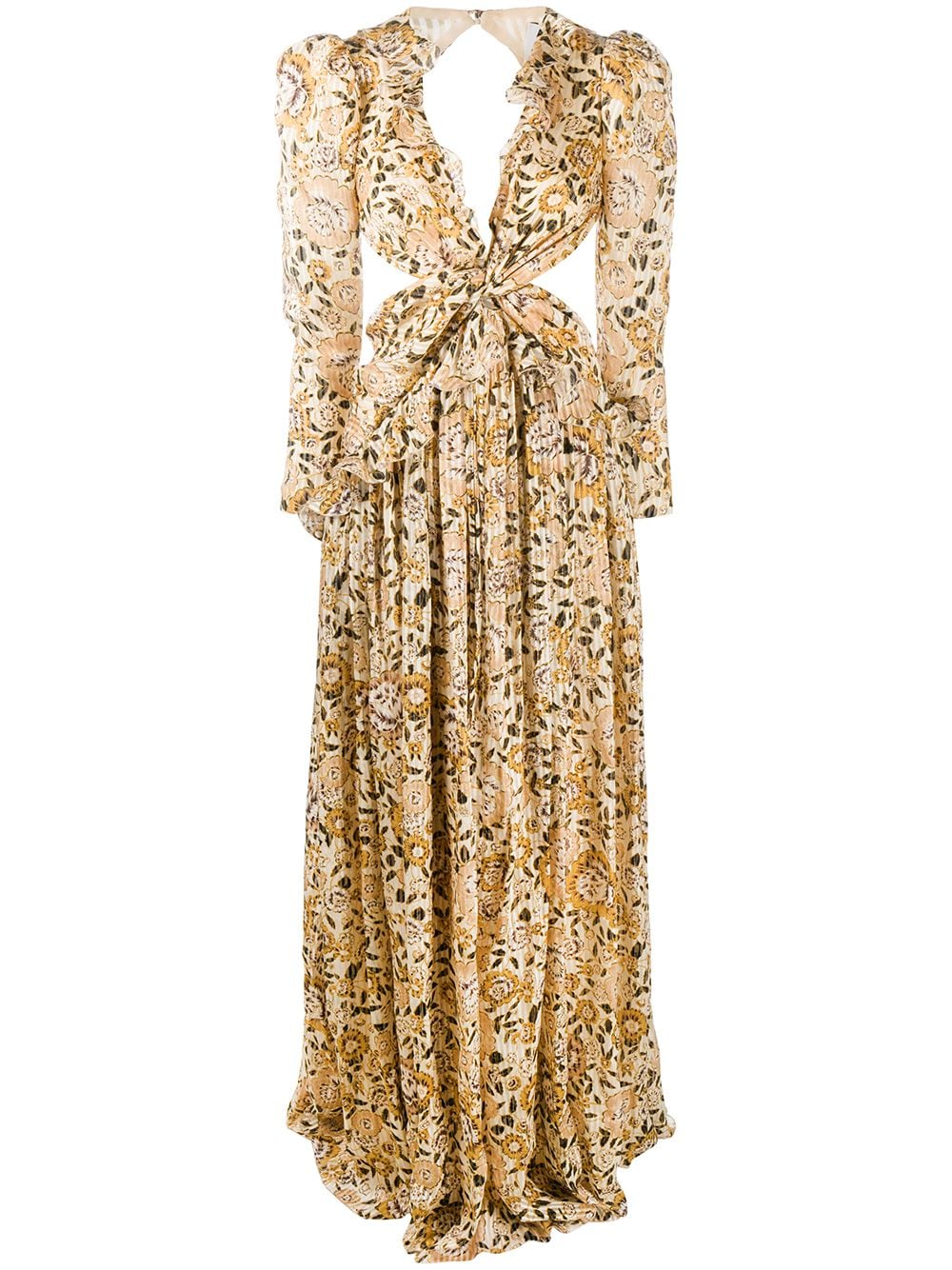 фото Etro платье с цветочным принтом и открытой спиной