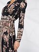 ETRO robe portefeuille à fleurs