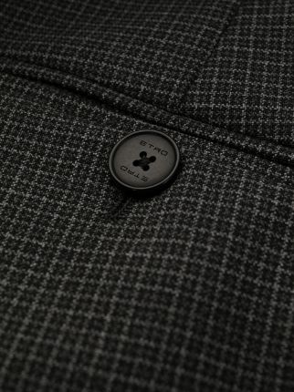 check pattern tailored trousers展示图