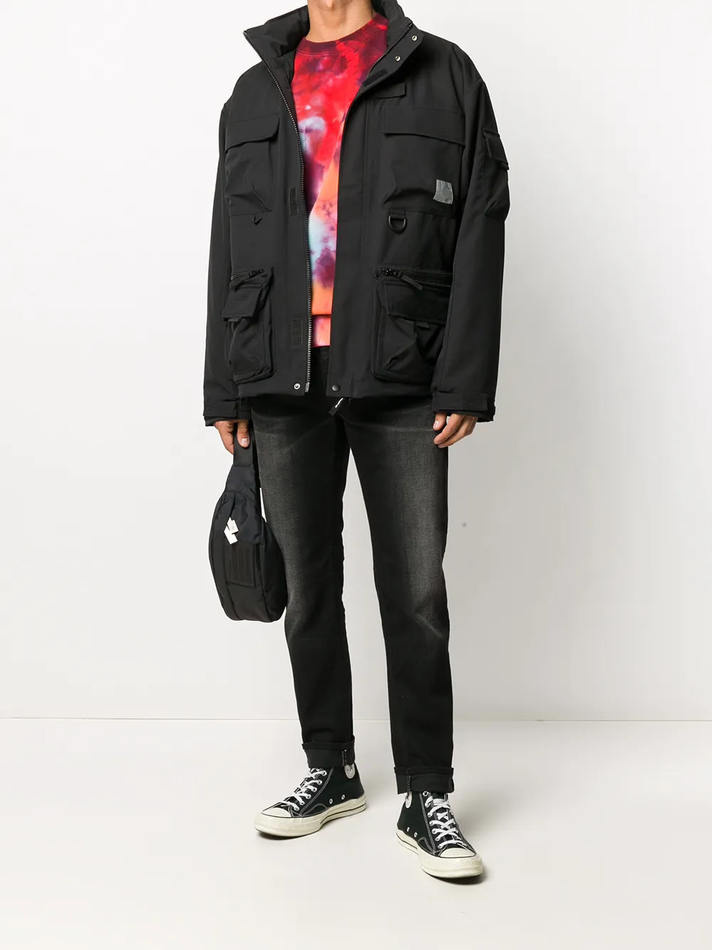 фото Carhartt wip парка с карманами