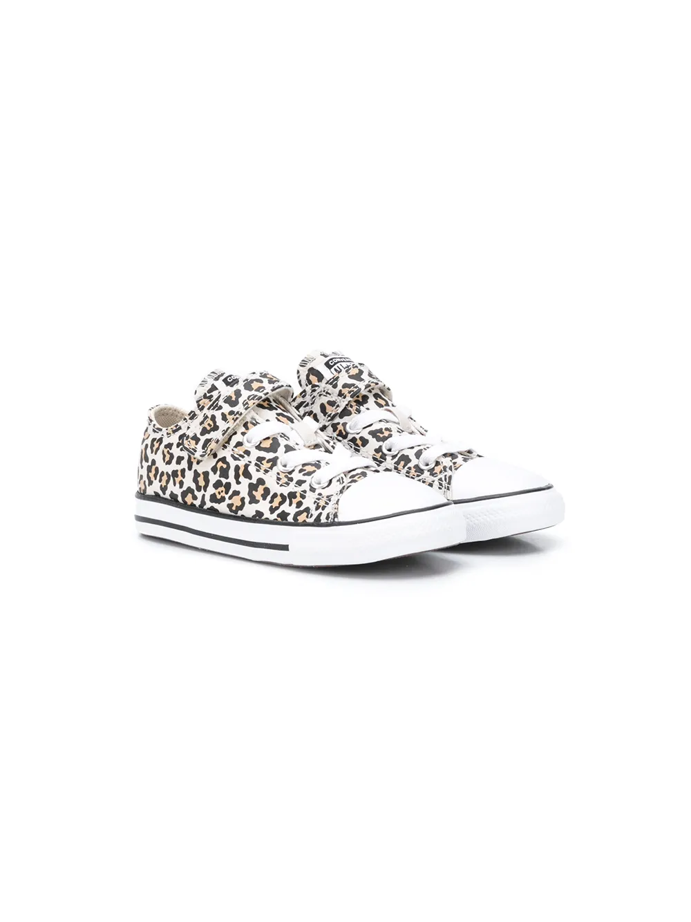 leopard kids converse