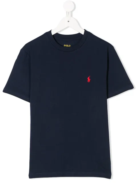 POLO RALPH LAUREN KIDS embroidered logo T-shirt