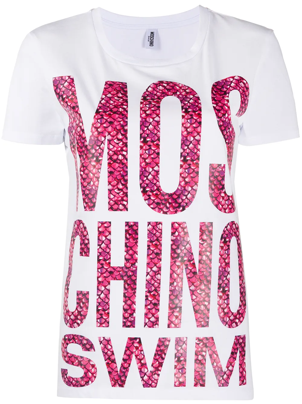 Moschino 'Moschino Swim' T-Shirt mit Print - Weiß
