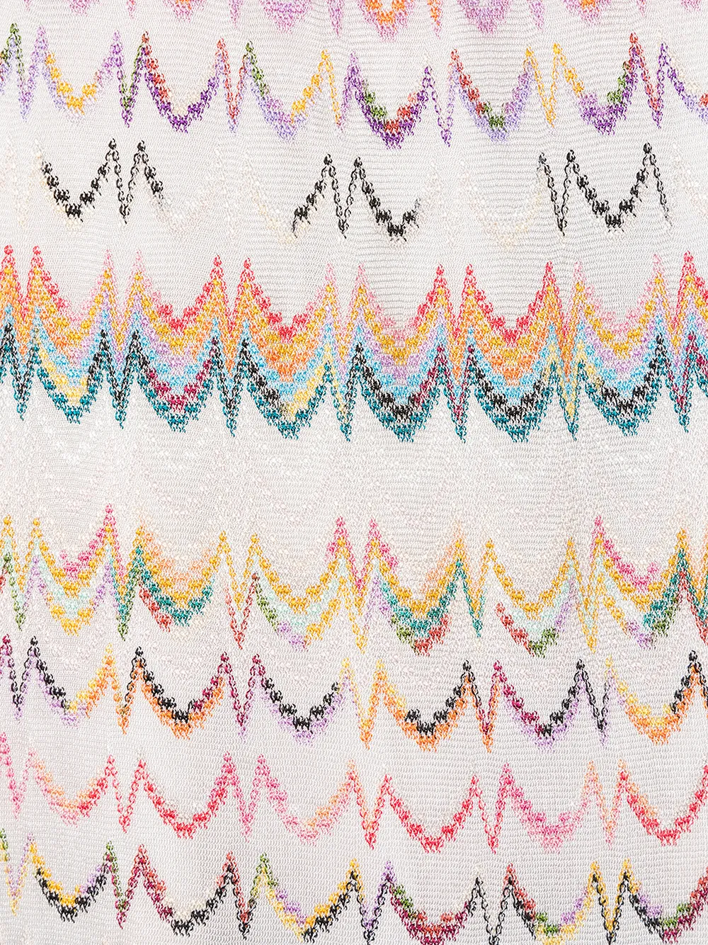 фото Missoni kids трикотажное платье с узором зигзаг