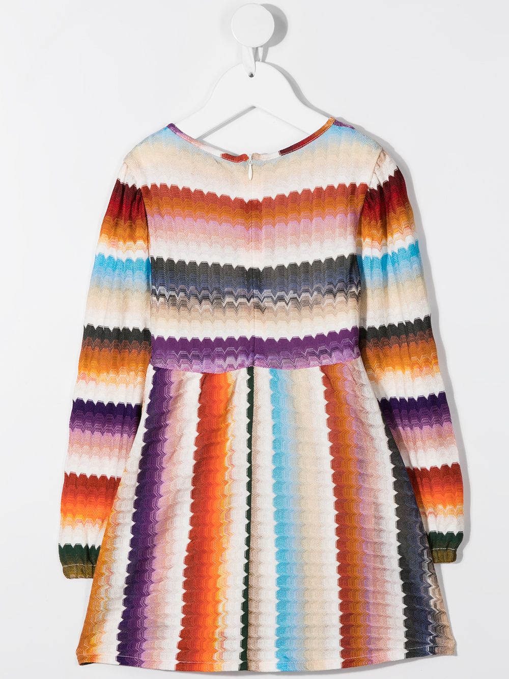 фото Missoni kids трикотажное платье с эффектом градиента