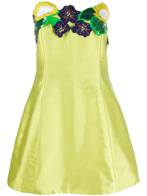 vintage sunflower dress