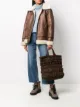 Image 2 of Alpha Industries faux shearling aviator jacket