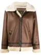 Image 1 of Alpha Industries faux shearling aviator jacket