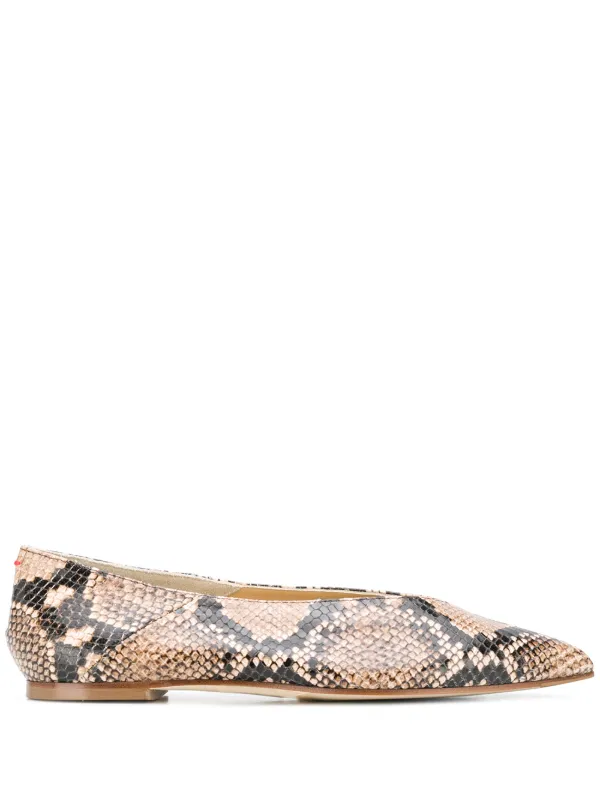 snake print shoes