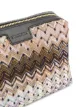 Missoni zig-zag embroidered clutch bag